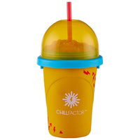 yellow slushy maker cup
