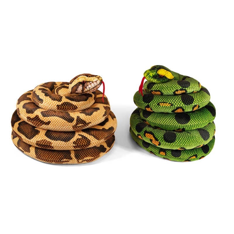 assorted plush snakes 