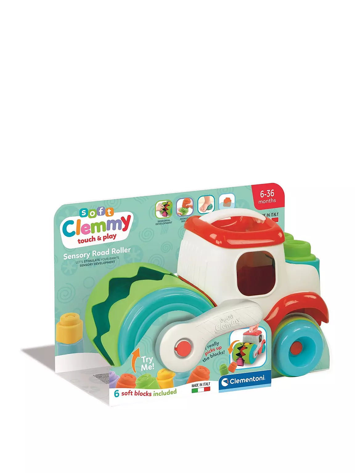 sensory road roller in packaging 