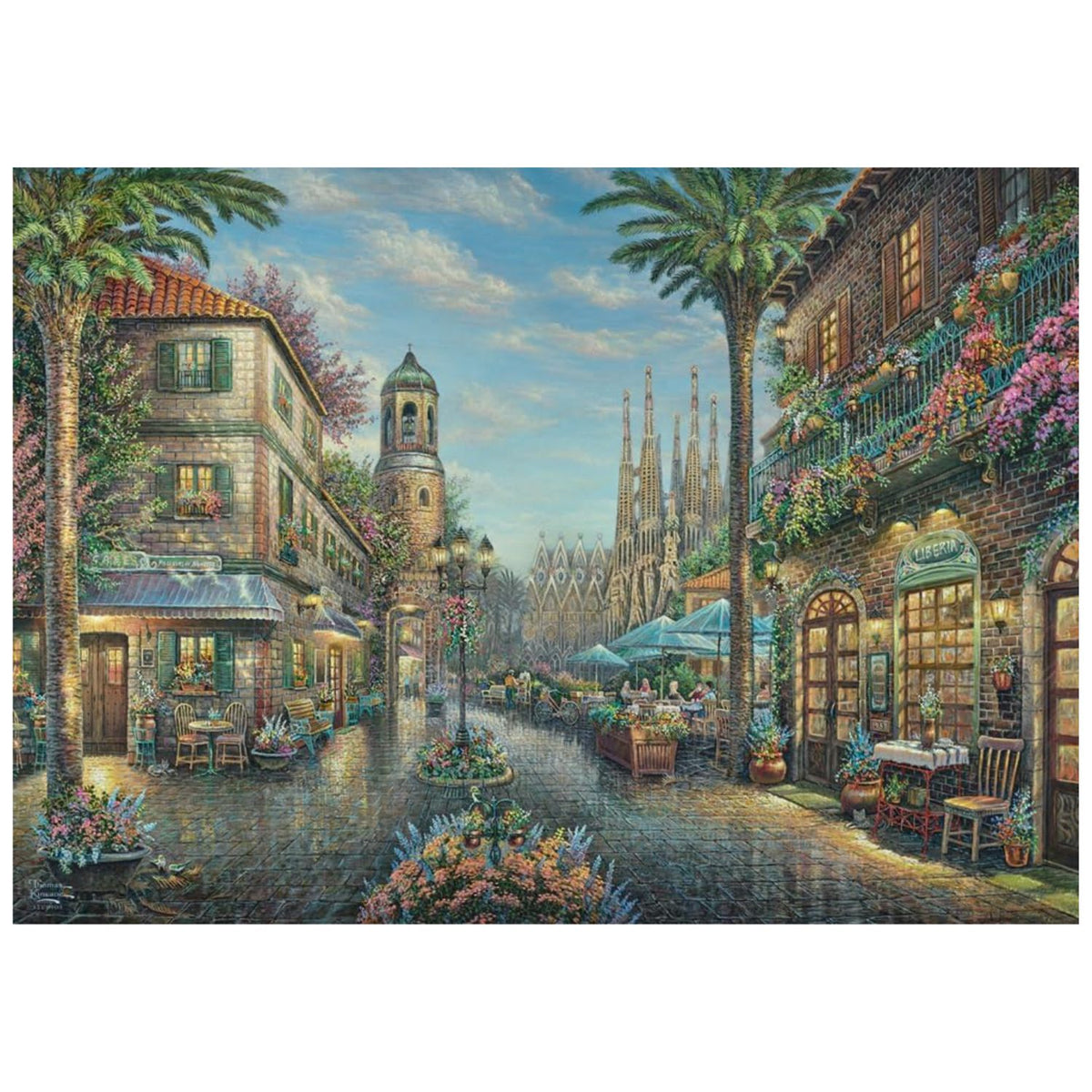 spanish cafe finished puzzle 