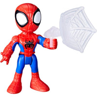 spidey with web action figure 