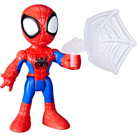 spidey with web action figure 