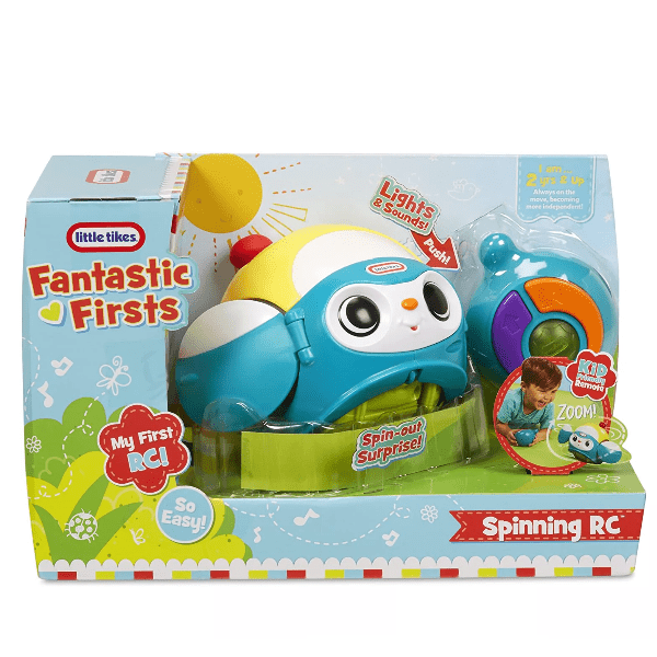 blue spinning rc in packaging 