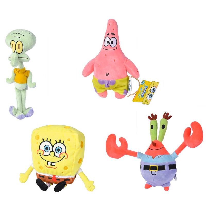 assorted SpongeBob plush 