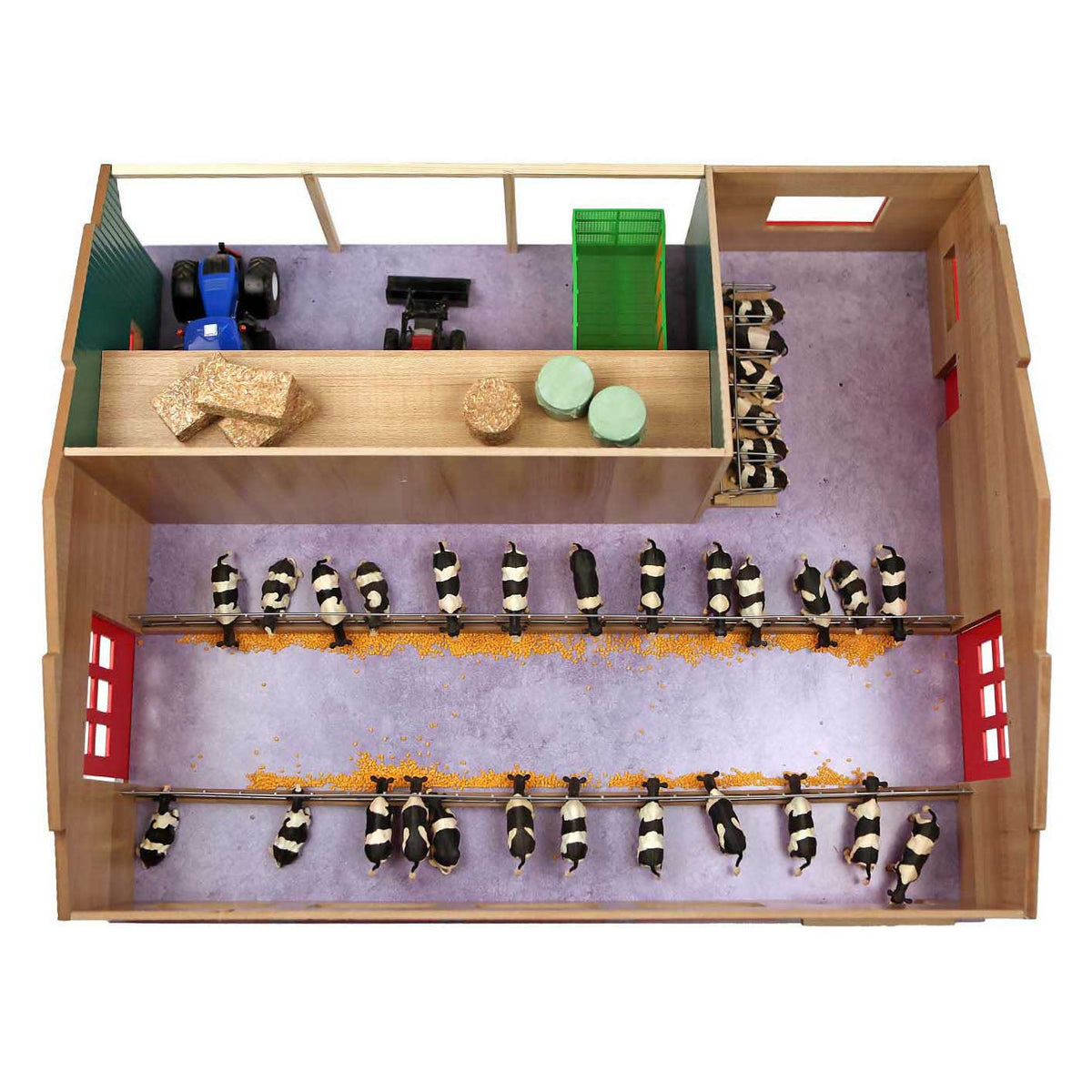 scale barn from above 