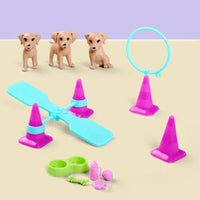 dog trainer doll playset