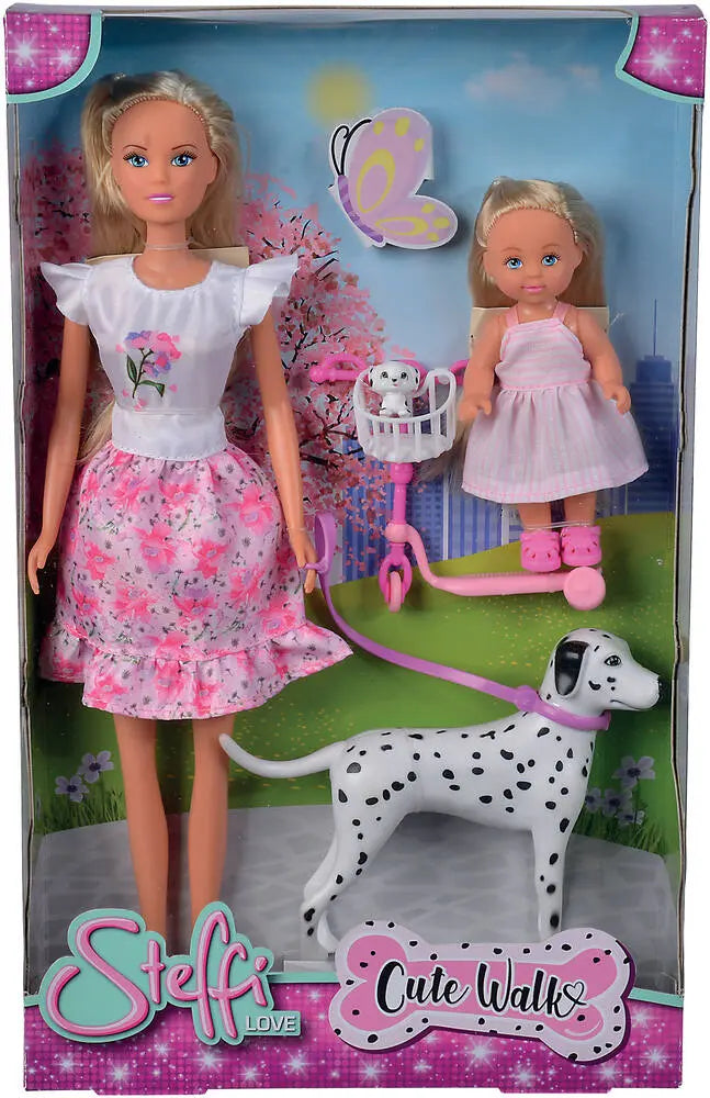 dolls and dog playset 