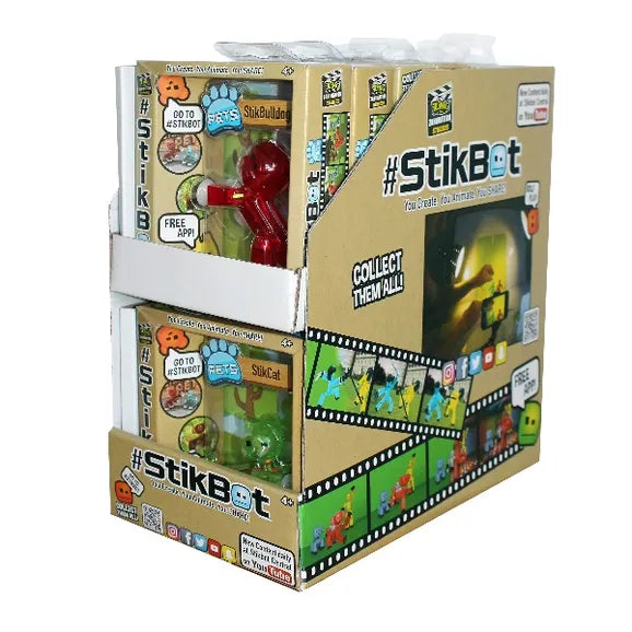 assorted stikibot pets in packaging 