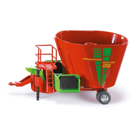 green and red fodder mixing wagon model