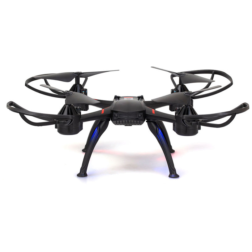 front of stunt drone 