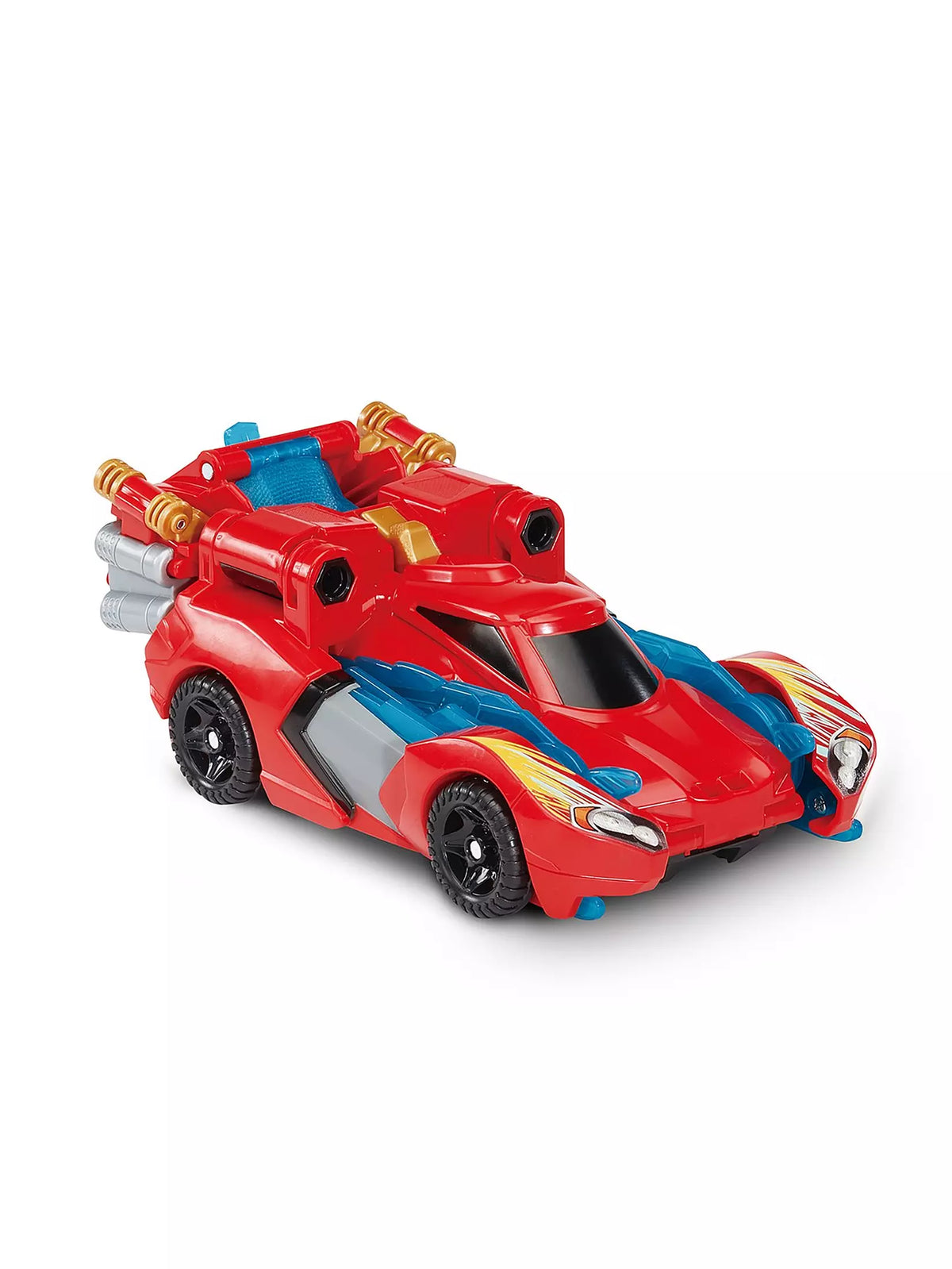 red car on white background 