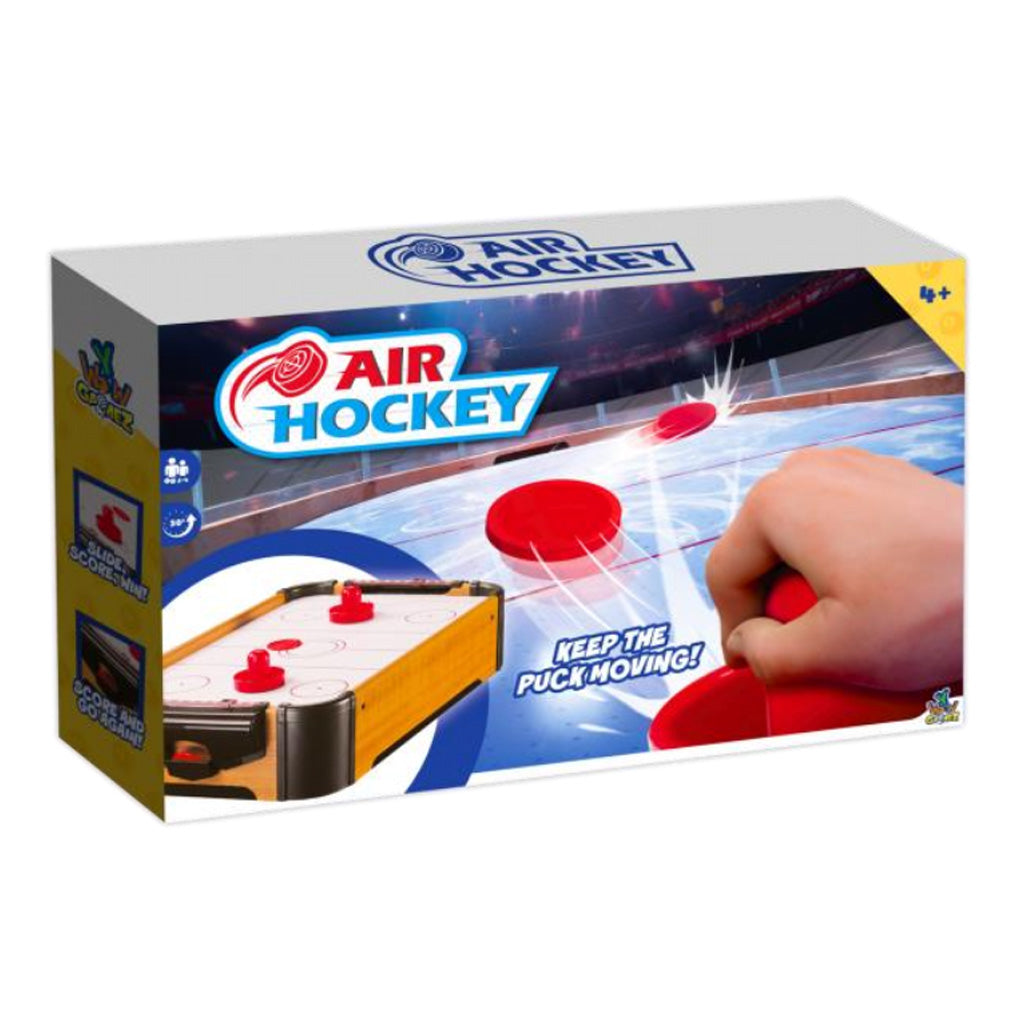 wooden air hockey game packaging 