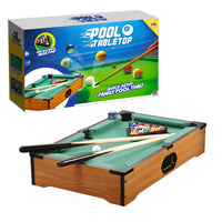 tabletop pool game with packaging 