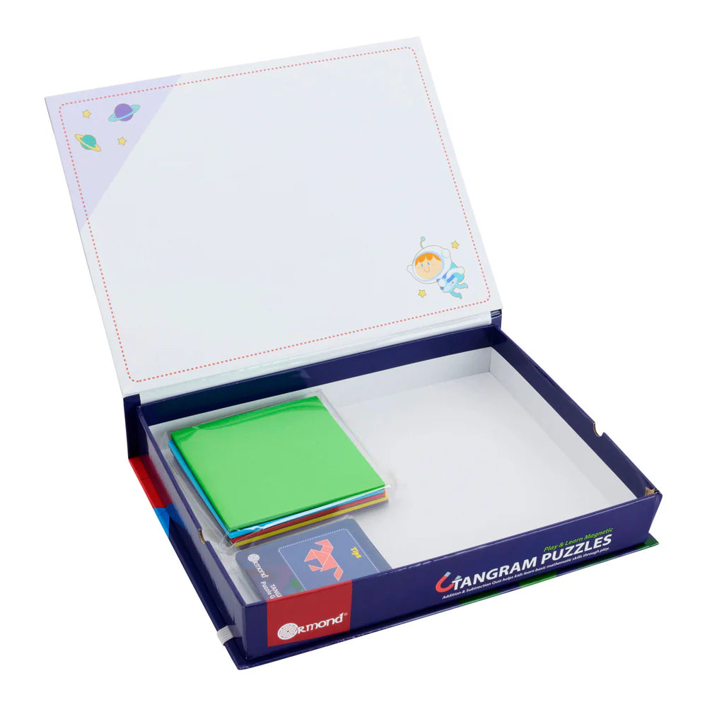 tangram puzzles box opened