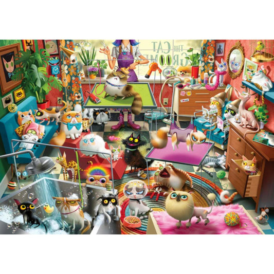 the cat groomer puzzle 
