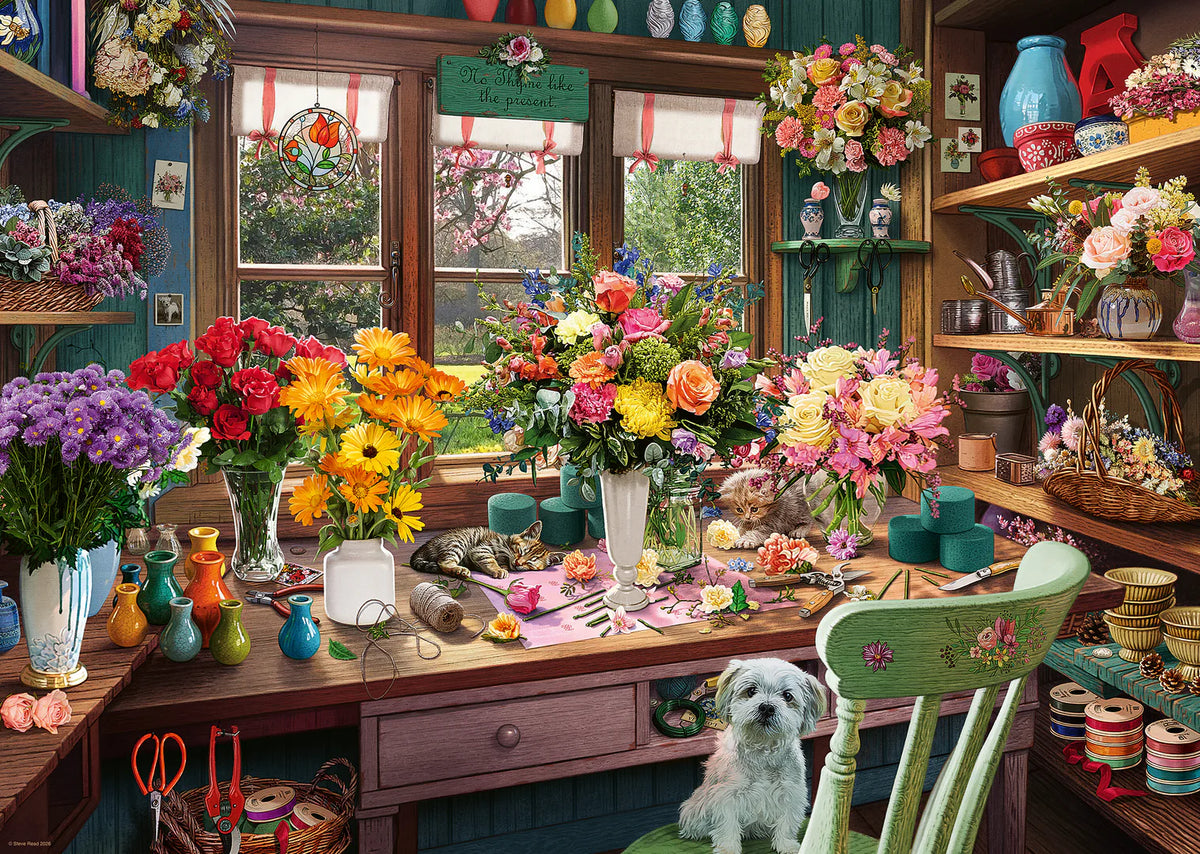 the flower shed puzzle 