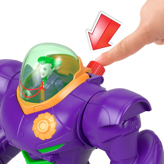 the joker hammer mech playset button feature