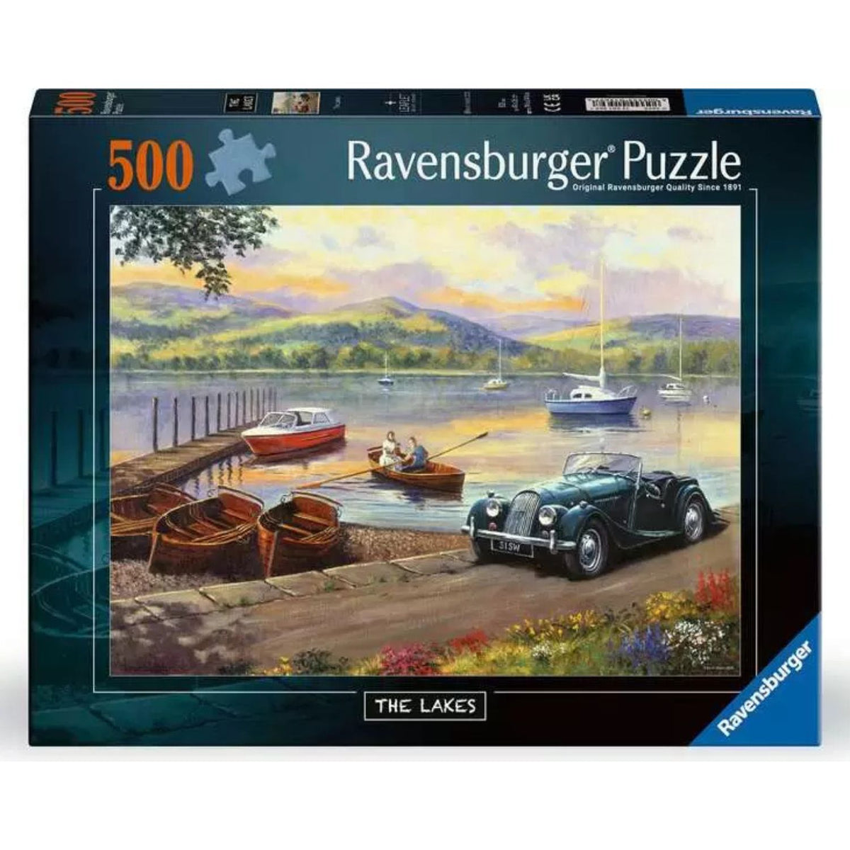 Stop at the Lake 500 piece jigsaw puzzle box