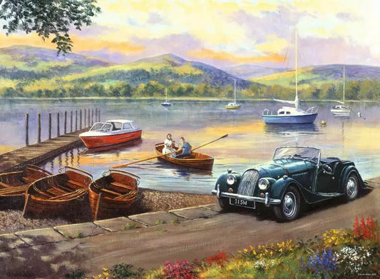 Stop at the Lake 500 piece jigsaw puzzle