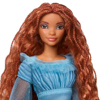 face of the little mermiad doll 