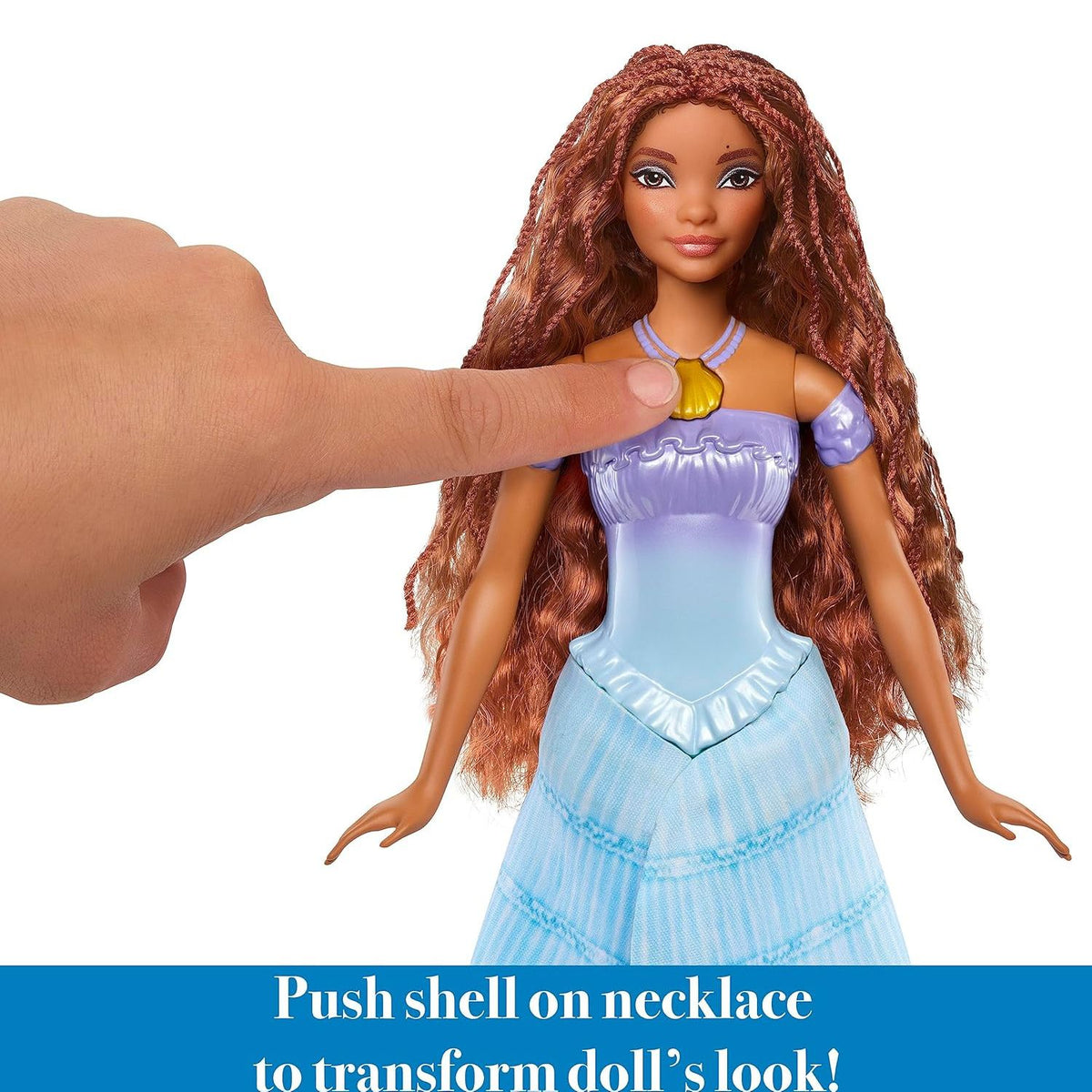 push shell on transformation doll 