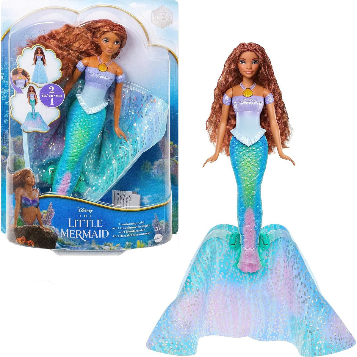 transformation doll with packaging 