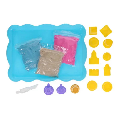 the magic sand playset  contents