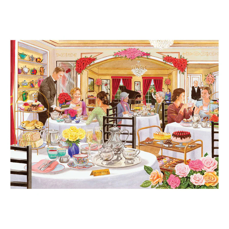 the rose tearoom finished puzzle 