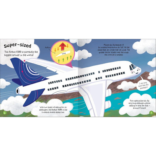 plane page of things that go book 