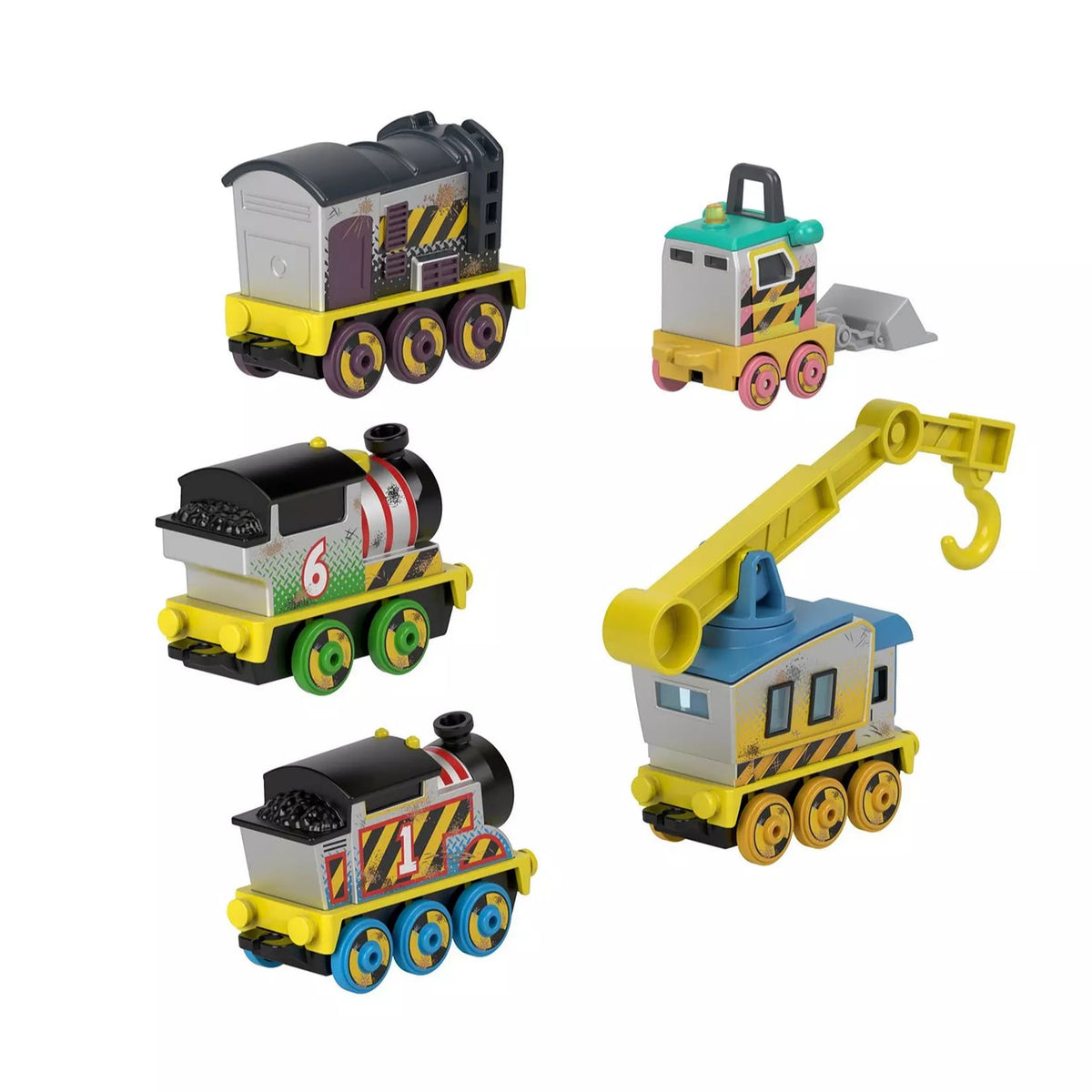 back of construction crew train multipack