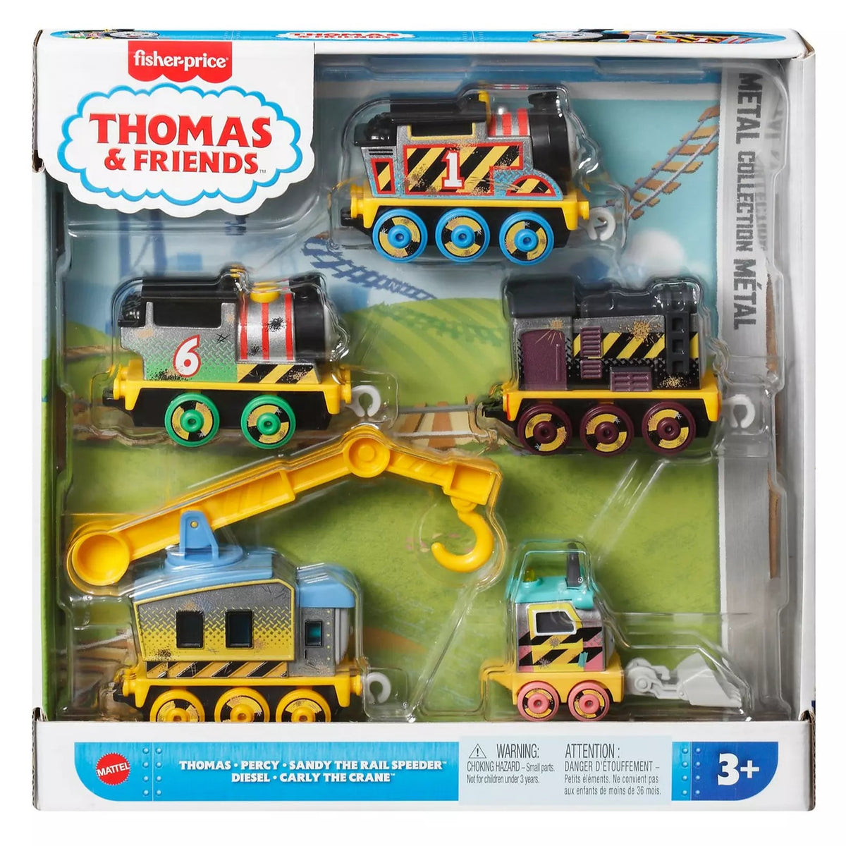 construction crew train multi-pack in packaging 