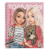 front page of top model colouring book leoheart 