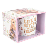 top model life is better with friends mug in packaging 