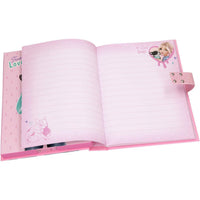 open top model diary with code 