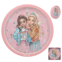 topmodel wallclock displayed with packaging and from the side 