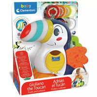 electronic toucan toy in packaging 