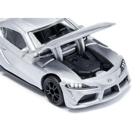engine of siku toyota gr supra toy car 