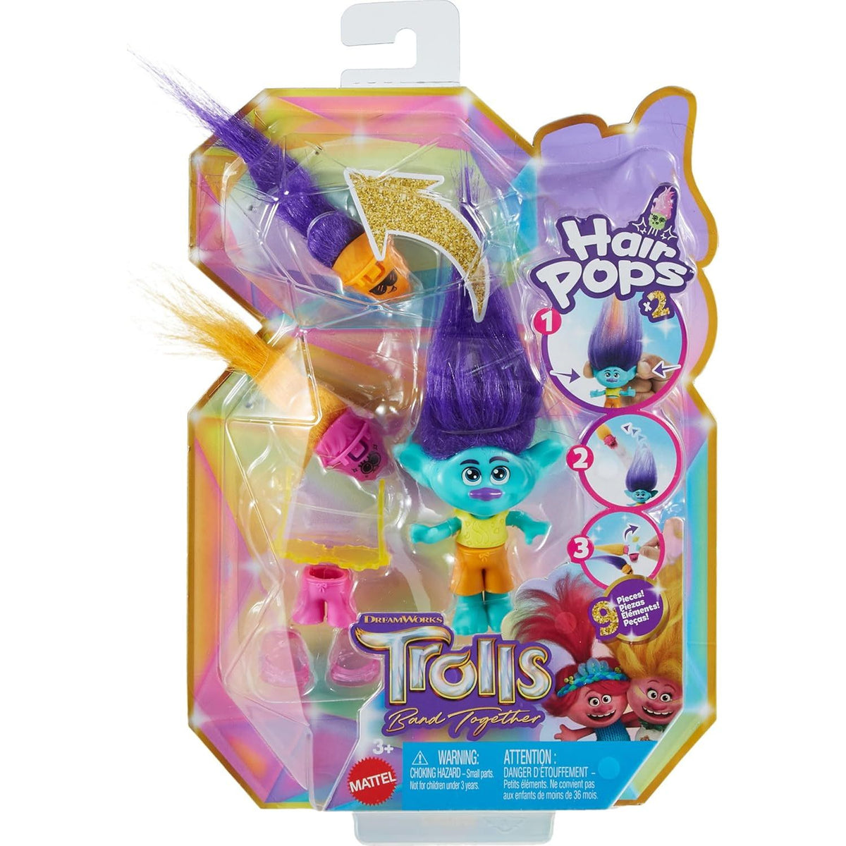trolls doll in packaging 