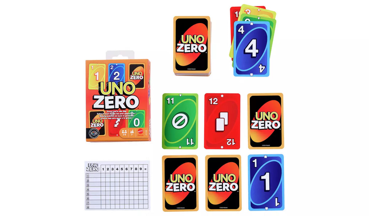 uno zero cards and packaging 