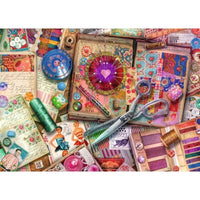 vintage dress making puzzle