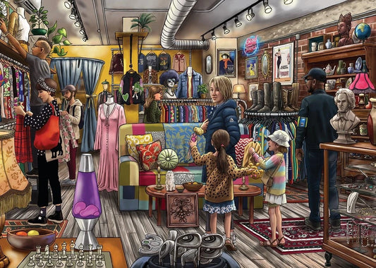 vintage treasures finished puzzle 