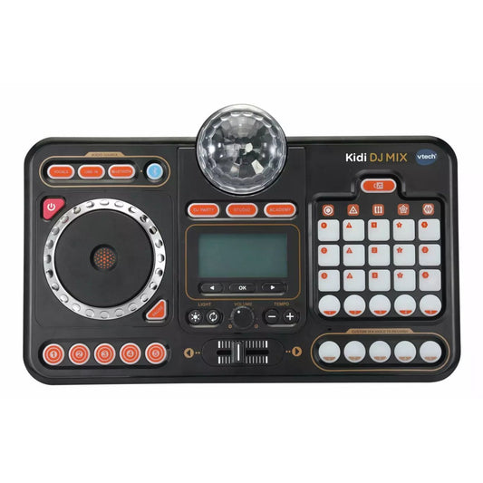 children's DJ mix table on white background 