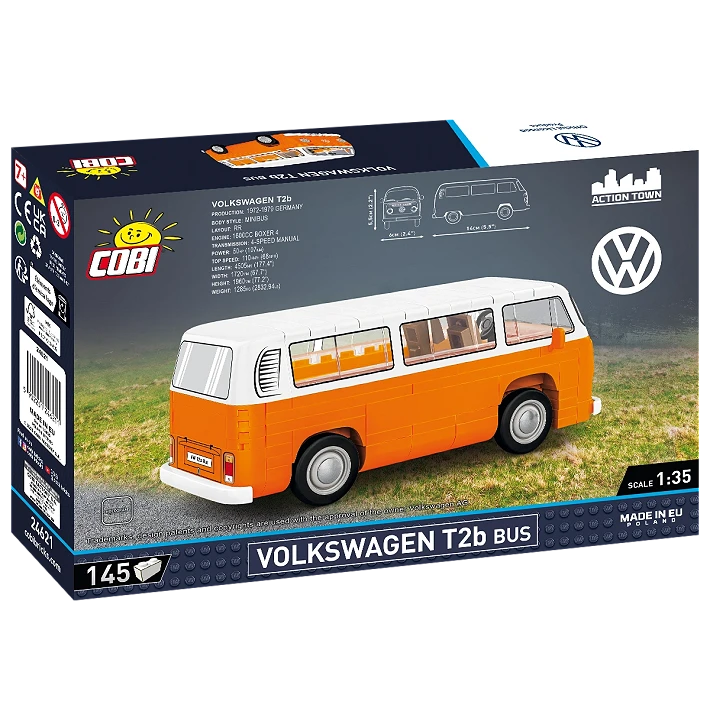 vw bus 154pc building set