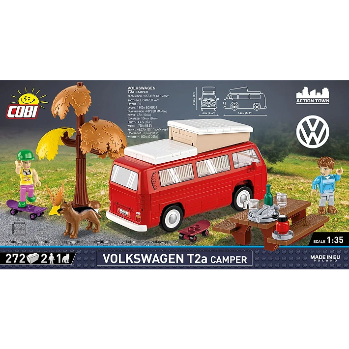 vw camper building set 