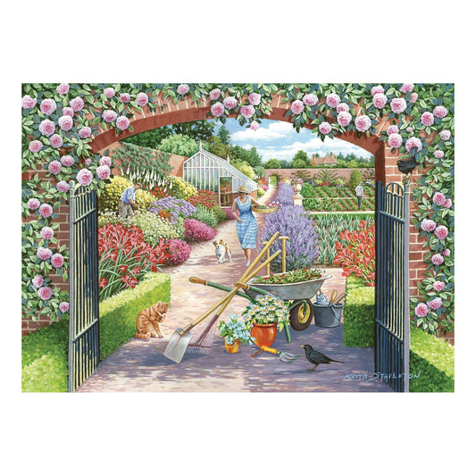 walled garden finished puzzle 