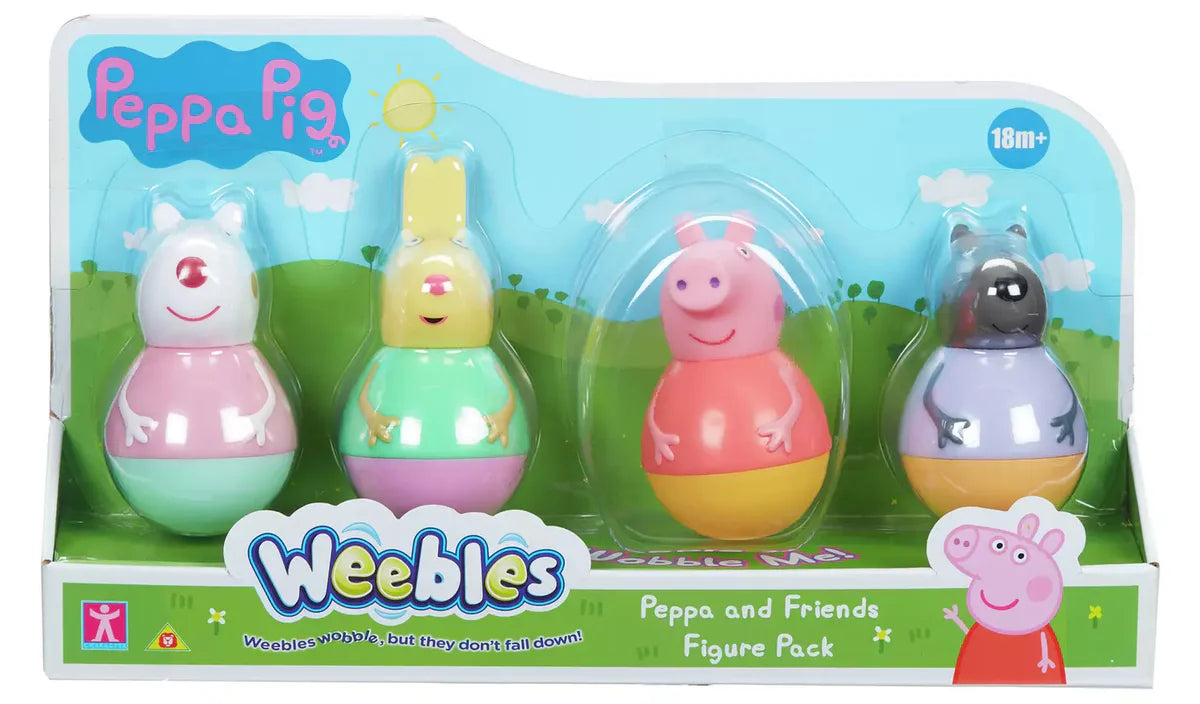 Peppa Pig and Friends Weebles: Pack of 4 Figures