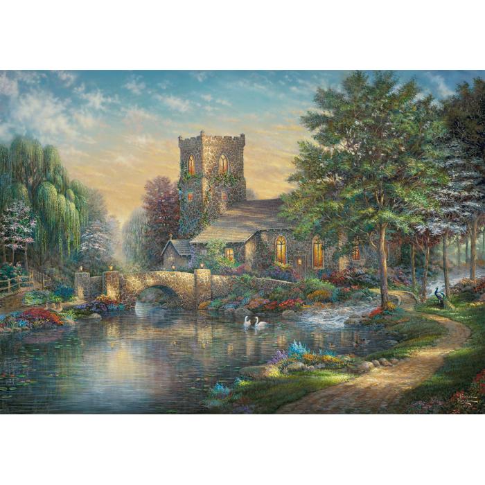 willow wood chapel finished puzzle