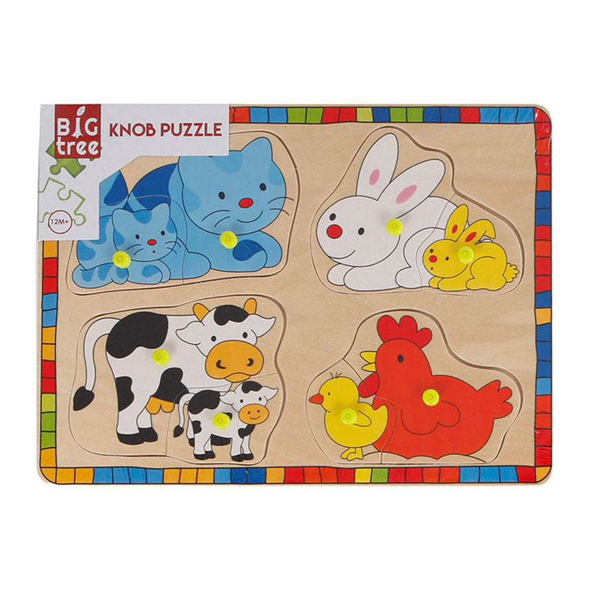 wooden farm animal puzzle