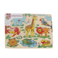 safari animal wooden puzzle 