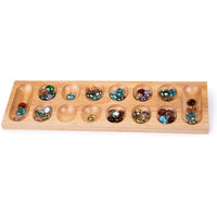 wooden mancala game